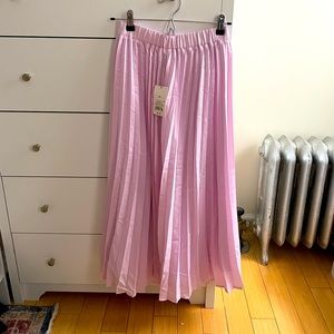 New with tags/NWT Target pleated midi skirt in light purple/lilac
